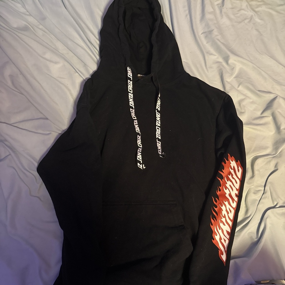 Black Graphic Hoodie